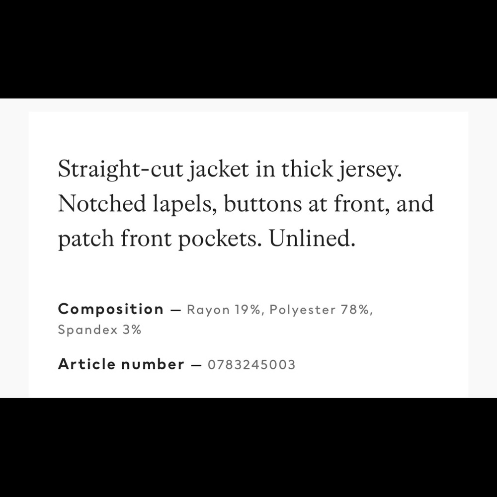 H&M Jacket - Picture 6 of 6